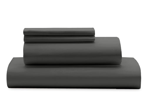 Français parure france 100% coton longues fibres avec satin de coton 500 fils couleur gray