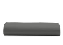 Charger l&#39;image dans la galerie, Drap Plat france 100% coton longues fibres avec satin de coton 500 fils couleur gray
