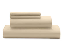 Charger l&#39;image dans la galerie, Français parure france 100% coton longues fibres avec satin de coton 500 fils couleur moka
