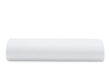Charger l&#39;image dans la galerie, Drap Plat france 100% coton longues fibres avec satin de coton 500 fils couleur blanc
